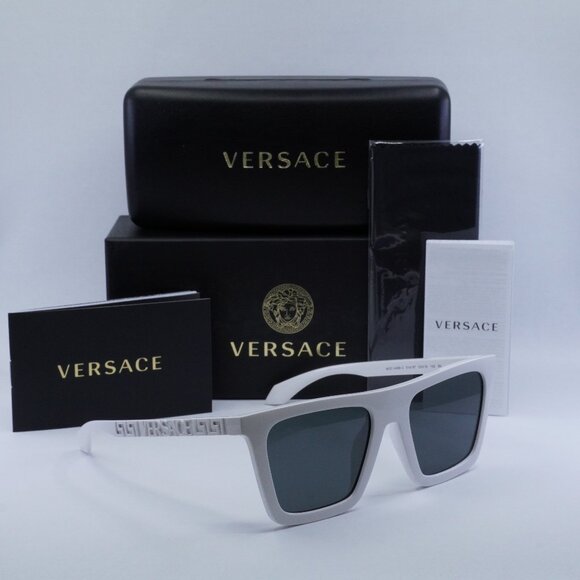 Final Price! Versace VE4468U 314/87 White Grey Sunglasses